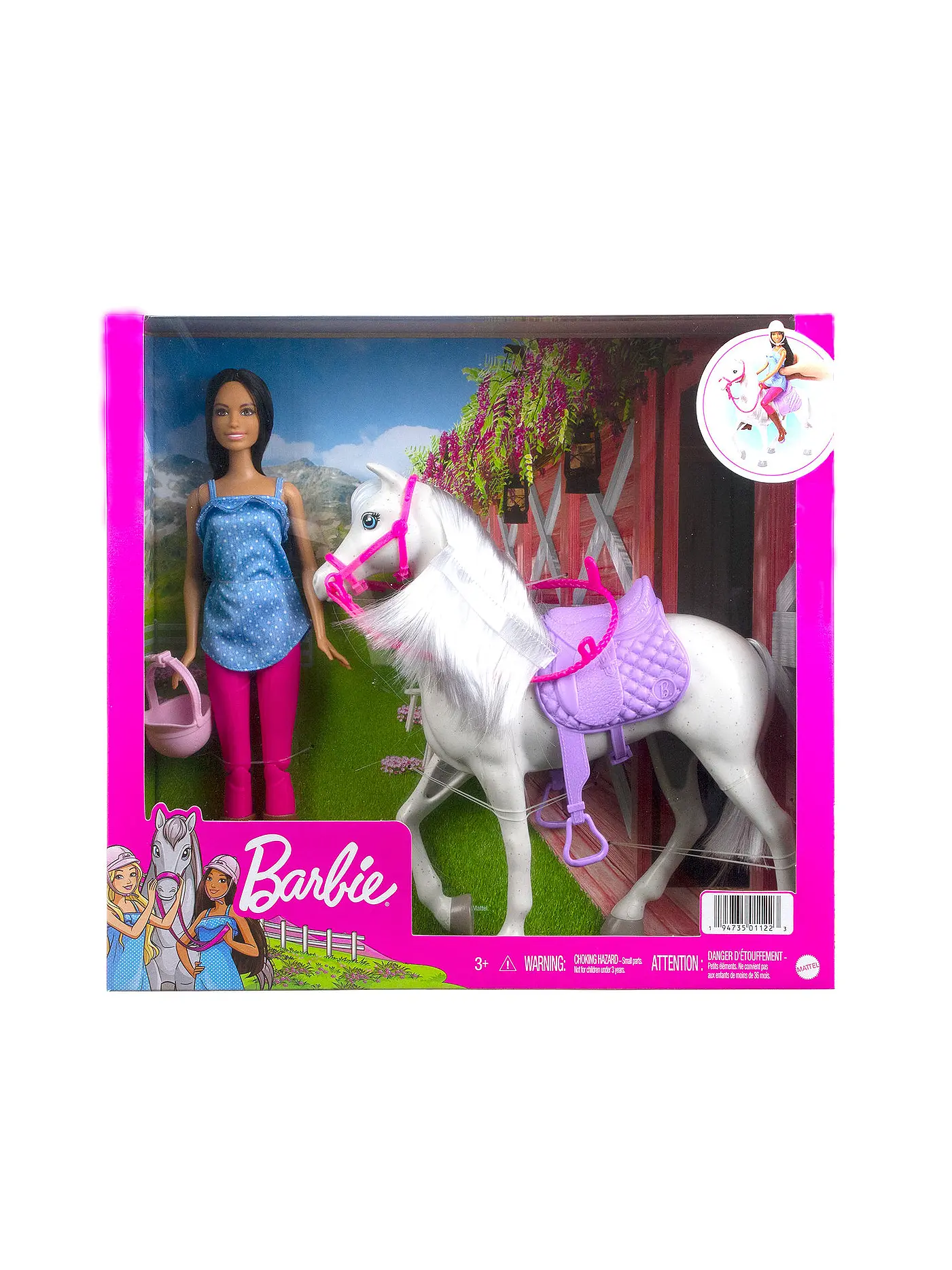 MATTEL | Barbie Pferd & Puppe | 